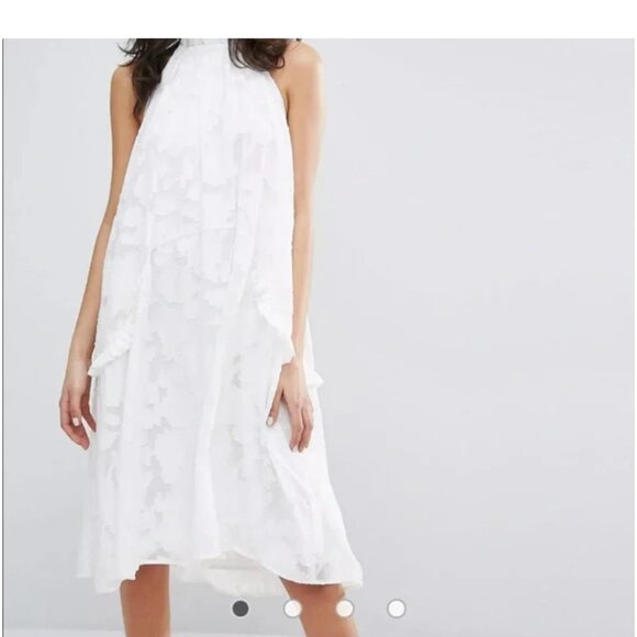 Lost Ink Halter Midi Dress - Picture 1 of 9